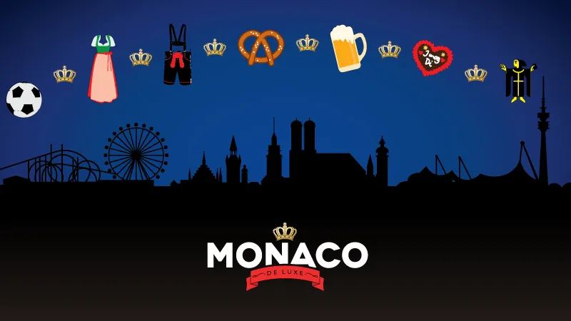 Monaco Du Luxe München blaues Bild