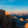 Der Ausblick auf der Zugspitze.