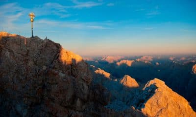 Der Ausblick auf der Zugspitze.