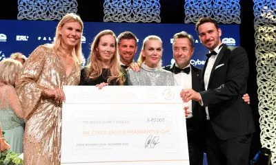 Anke Huber, Julia Fleschenberg, Anna Loos, Jan Josef Liefers und Felix Neureuther