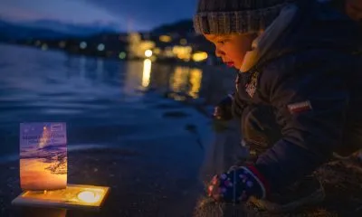 Wunsch-Schiffchen auf dem Millstädter See.