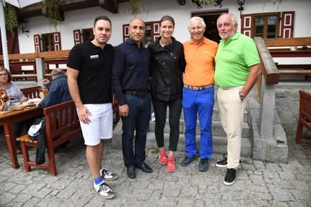 Alexander Luebenoff , Arthur Abraham, Britta Heidemann Fechterin, Hans - Dieter Cleven und Robert Luebenoff